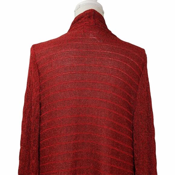 Jones New York Collection Drape Front Cardigan - Picture 5 of 11